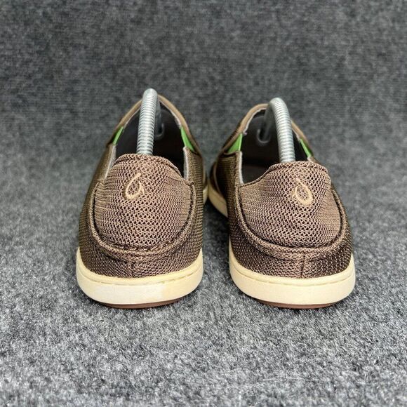 OluKai Nohea Mesh Shoes Men\'s Size 8.5 Brown Slip On Casual Comfort Beach Loafer main image 2